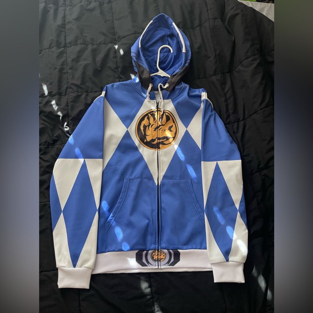 Mighty Morphin Power Rangers Blue Ranger Hoodie